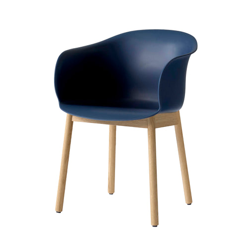 Elefy Chair JH30: Midnight Blue + Clear Lacquered Oak
