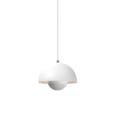 FlowerPot VP1 Pendant: Matt White + White