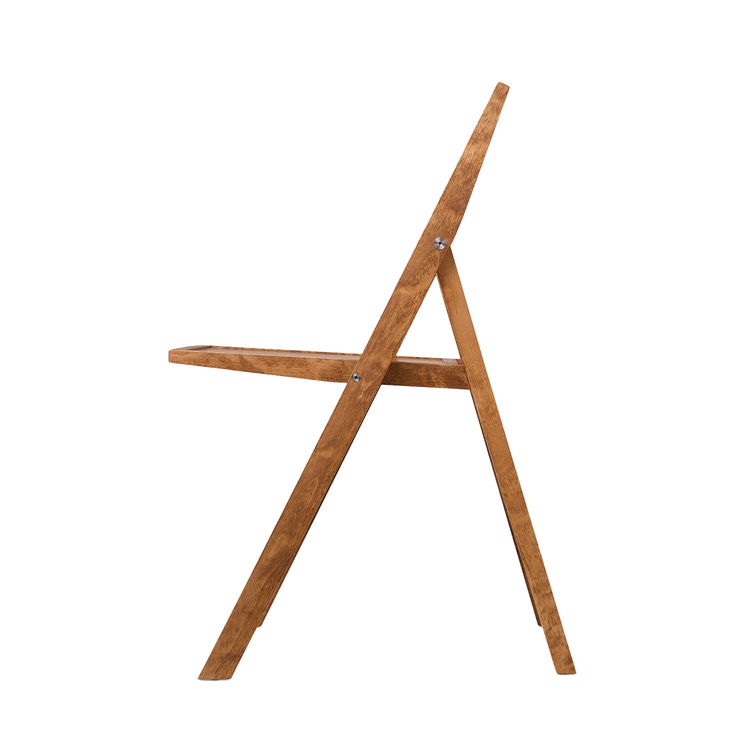 Folding Flat Chair:  Without cushion + Warm Brown Birch