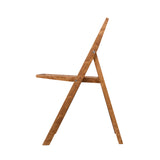 Folding Flat Chair:  Without cushion + Warm Brown Birch