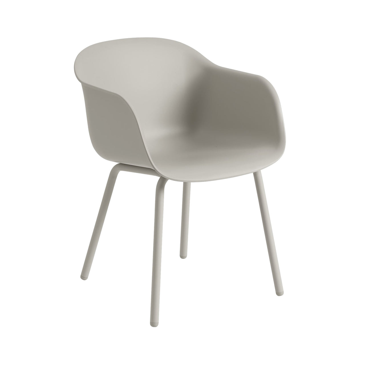 Fiber Outdoor Armchair: Grey + Without Drain Holes