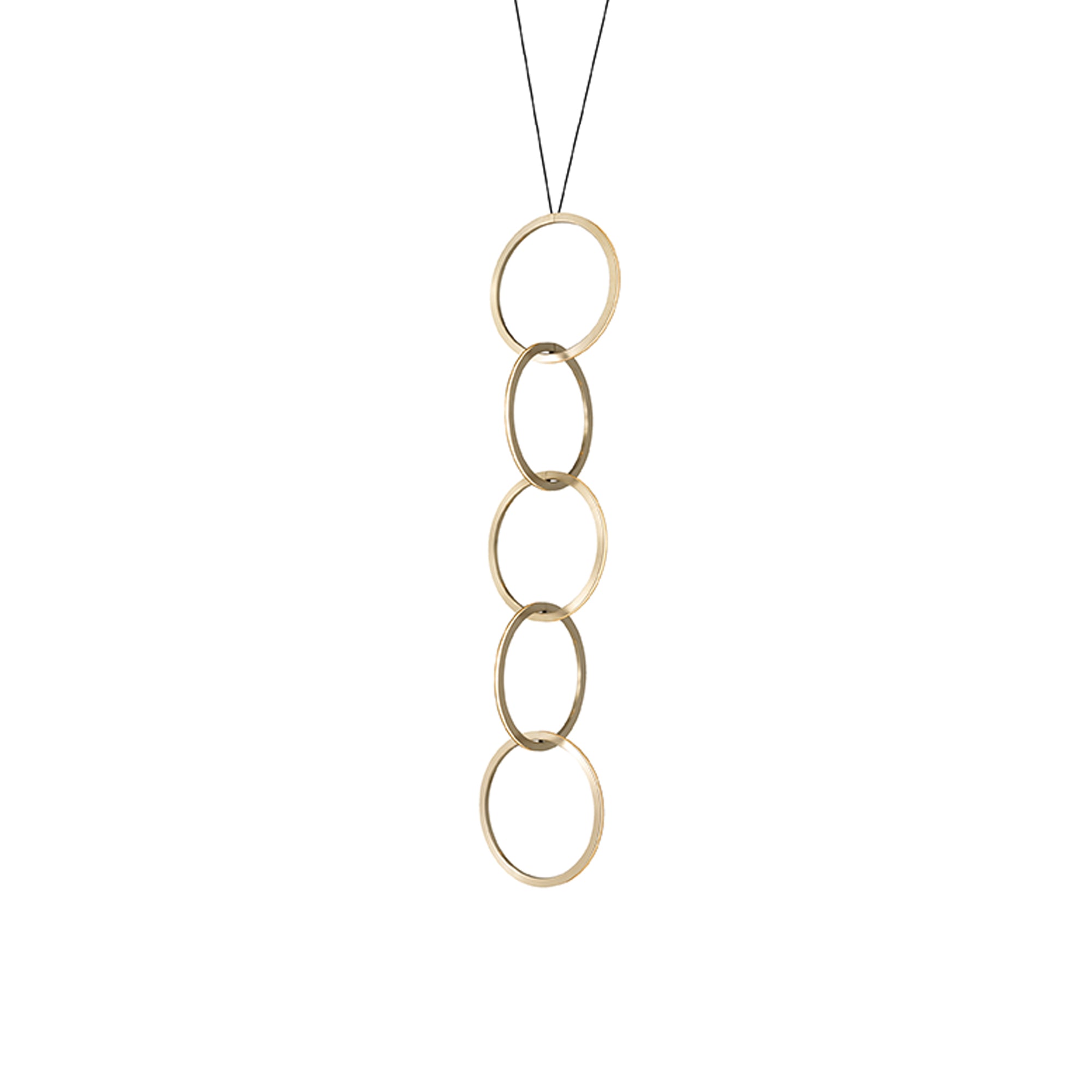 Circus 500 Pendant: 5 + Brass