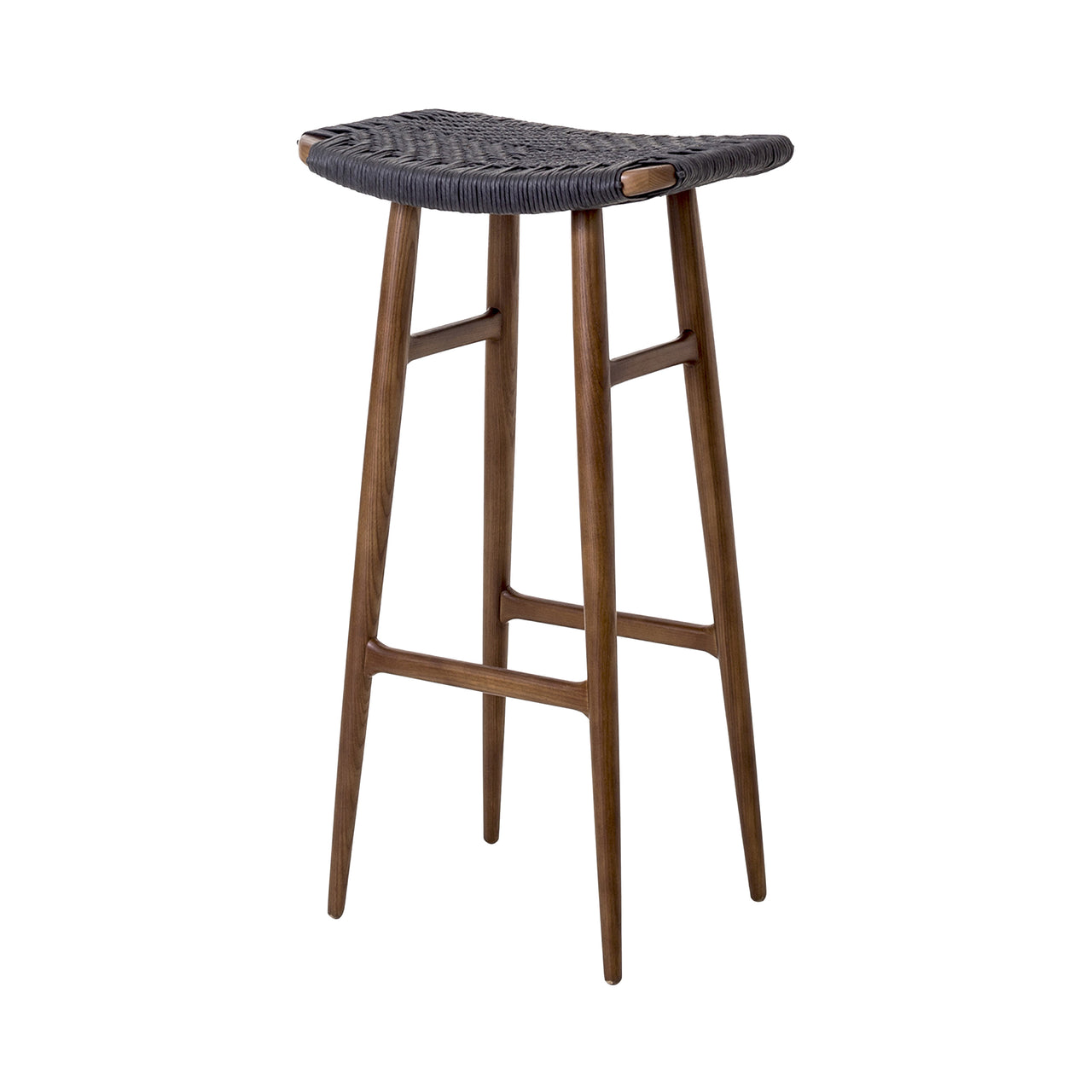 Freja Bar + Counter Stool: Bar + Dark Brown Oak