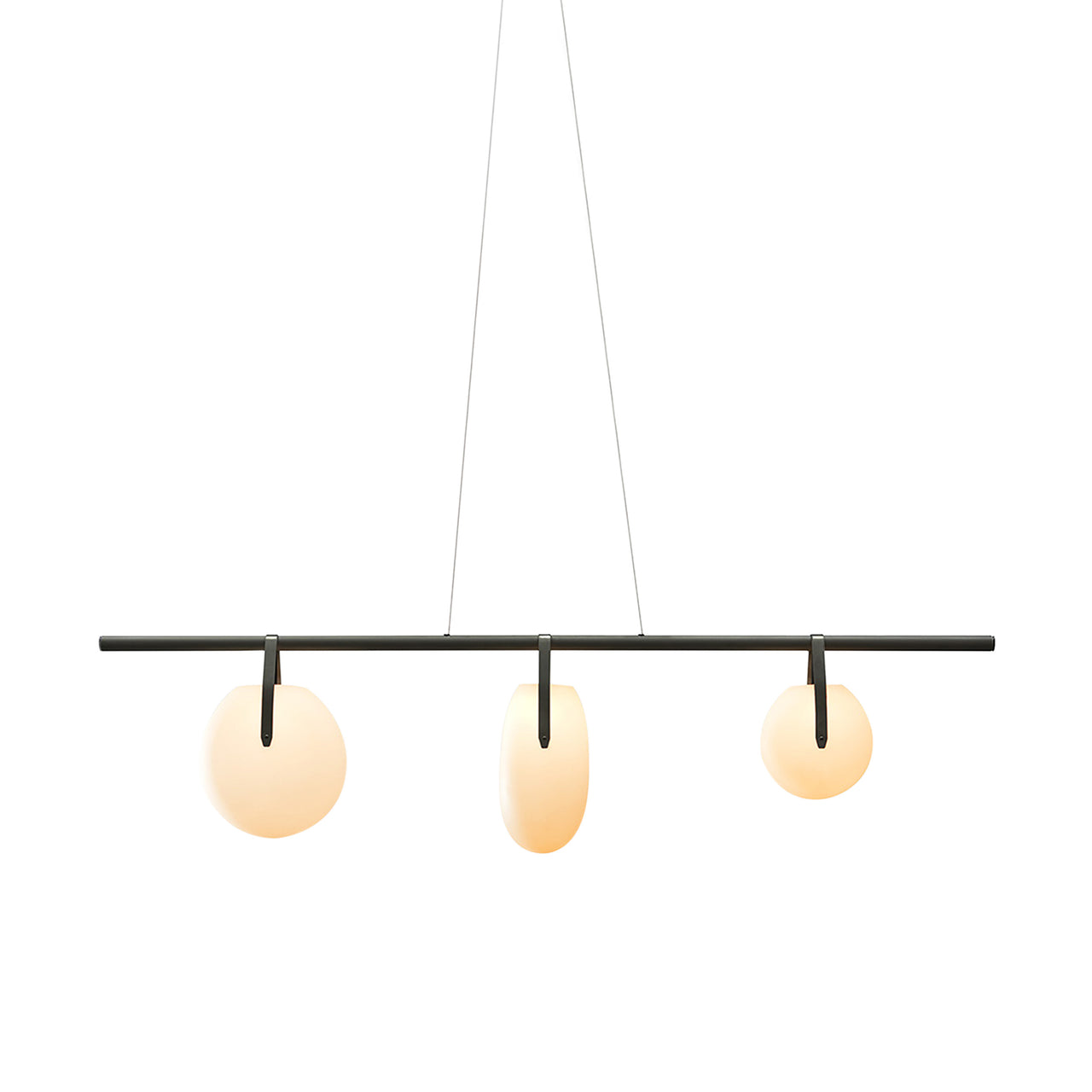 Gala 72 Chandelier: Symmetrical Mixed Globes