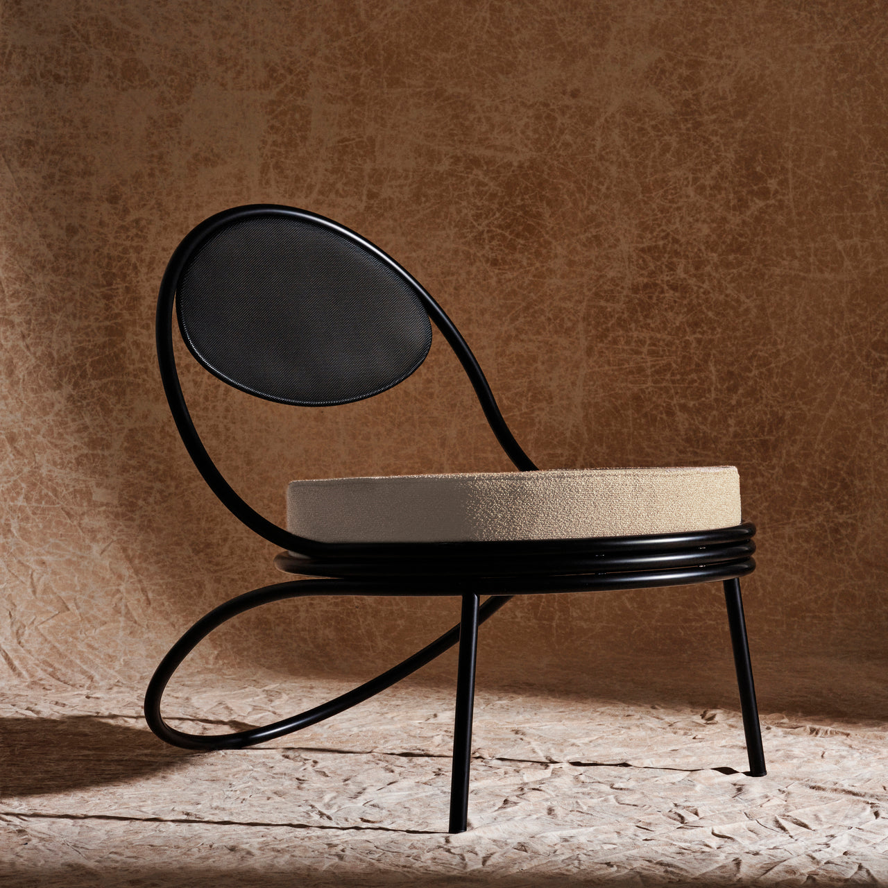 Copacabana Outdoor Lounge Chair: Seat Upholstered