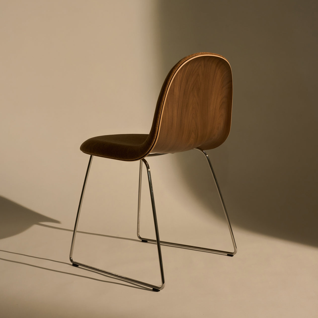 3D Dining Chair Stacking Sledge Base: Front Upholstered