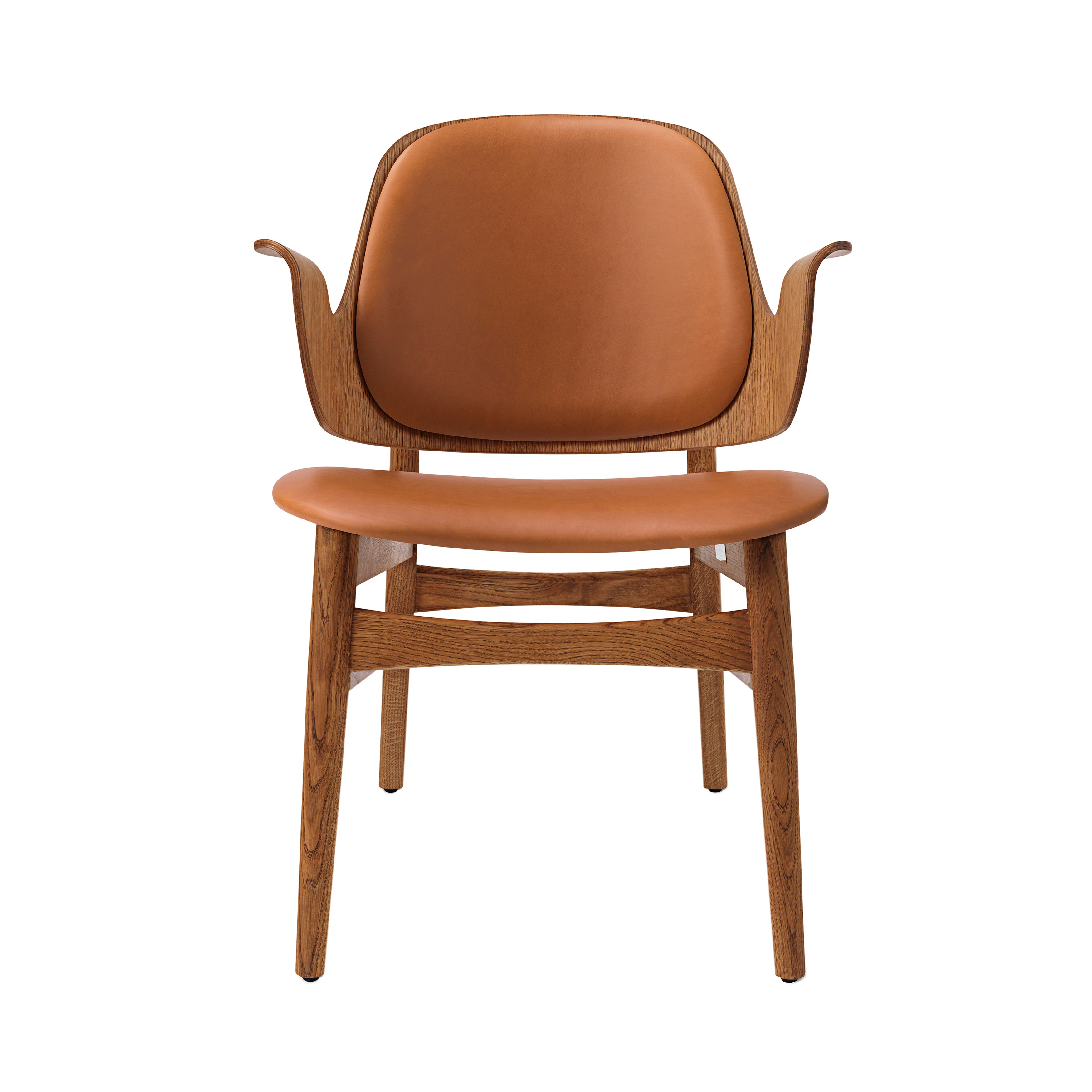 Gesture Lounge Chair: Upholstered + Teak Oiled Oak