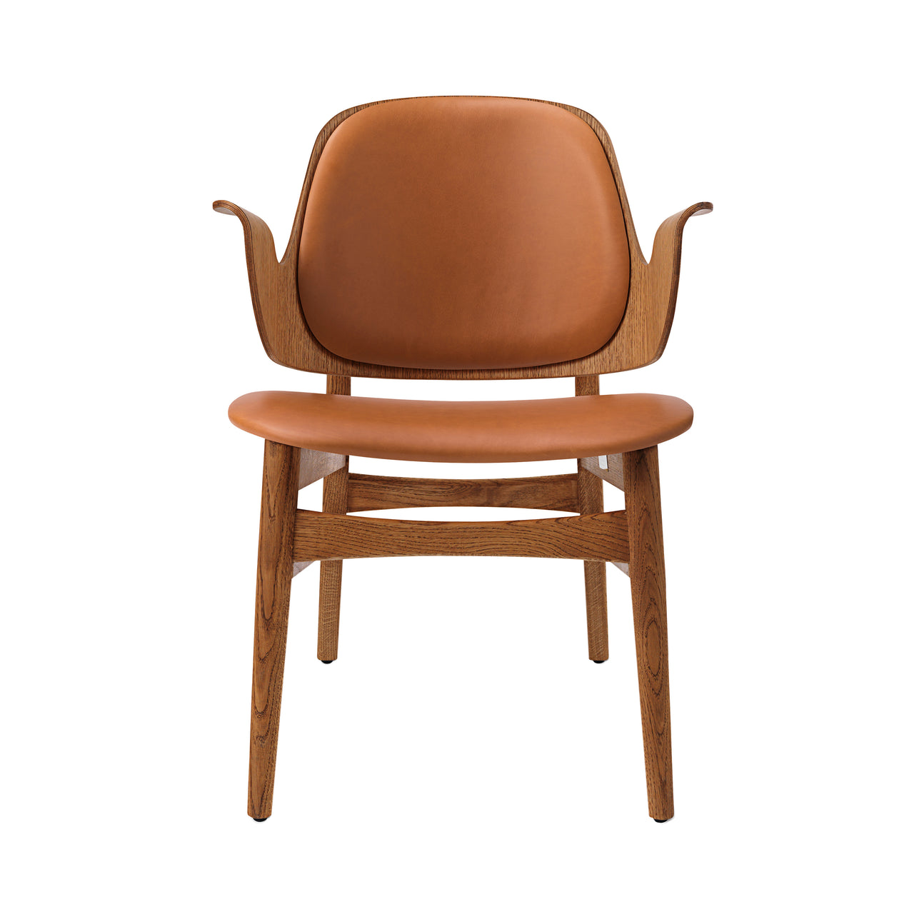 Gesture Lounge Chair: Upholstered + Teak Oiled Oak