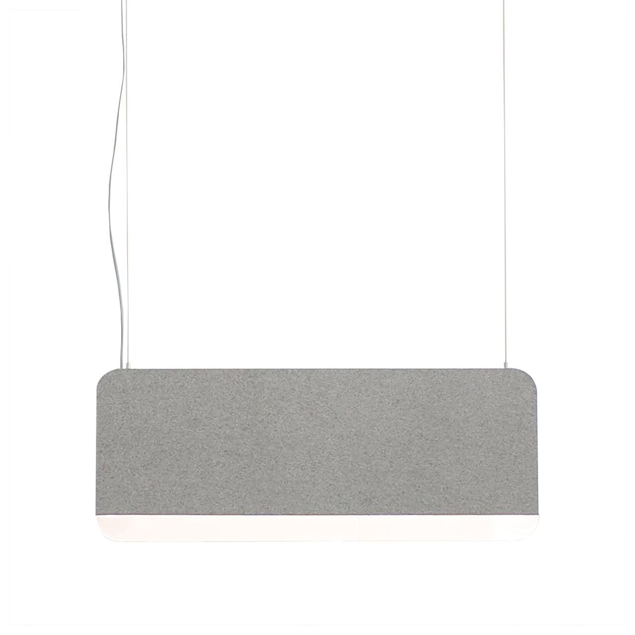 Slab 90 Pendant Lights: Grey Wool