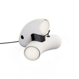 Hyphen Double Table Lamp: Natural Porcelain