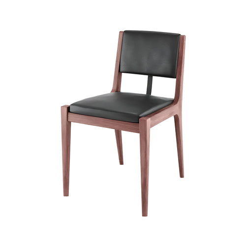 Hugo Slim Dining Chair: Soaped Walnut