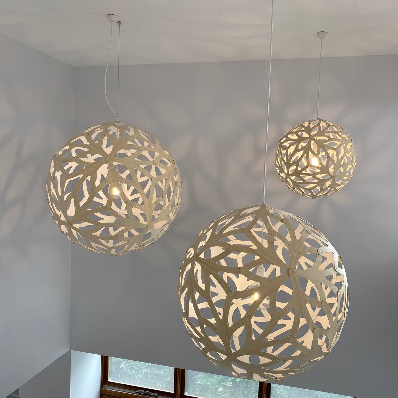 Floral Pendant Light: Medium