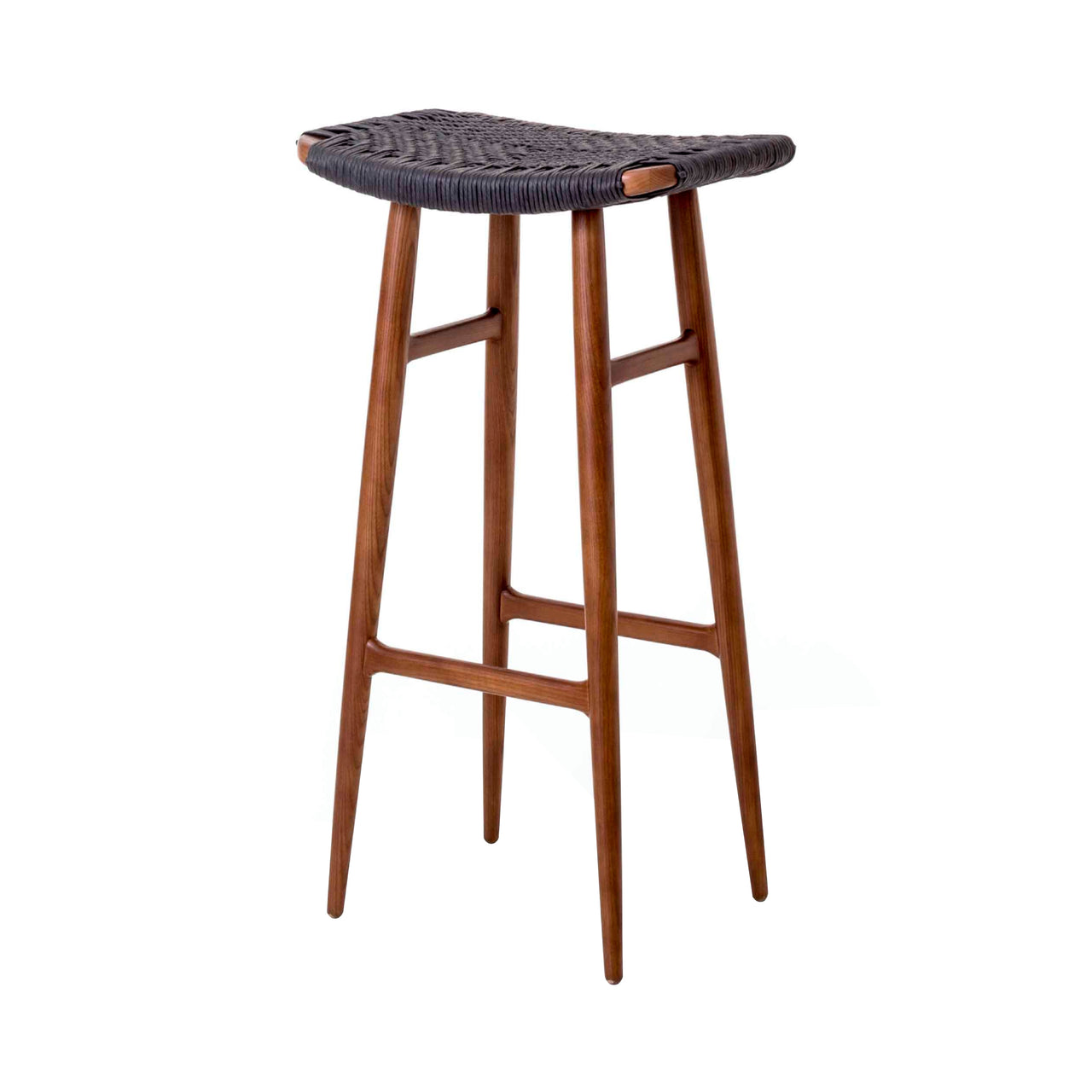 Freja Bar + Counter Stool: Bar + Natural Walnut