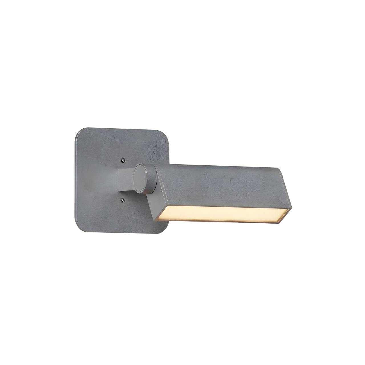 Ipoli 01 Single Wall Lamp: TTumbled Aluminum + Hardwire
