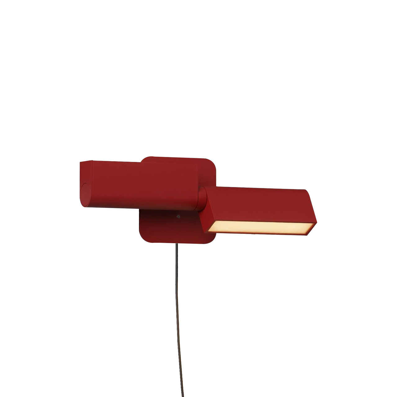 Ipoli 02 Double Wall Lamp: Textured Poppy + Softwire