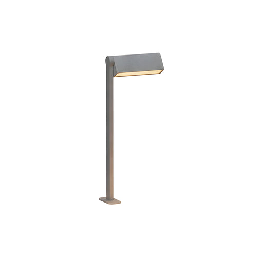 Ipoli 09 Single Table Lamp: Tumbled Aluminum + Hardwire