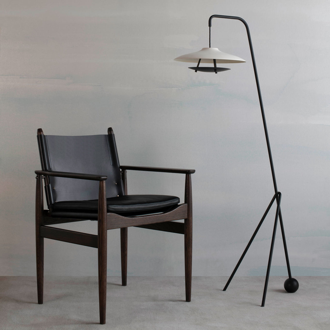 Journey Dining Armchair: Saddle Leather