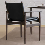 Journey Dining Armchair: Saddle Leather
