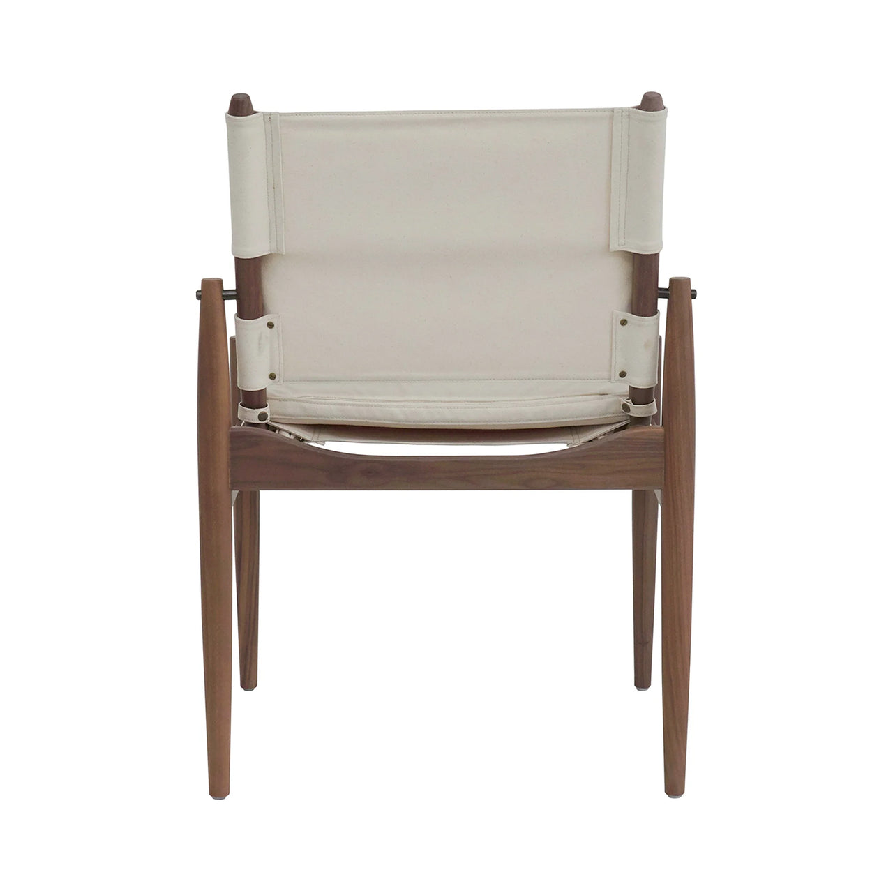 Journey Dining Chair: Canvas + Soaped  Walnut + Natural