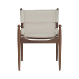 Journey Dining Chair: Canvas + Soaped  Walnut + Natural