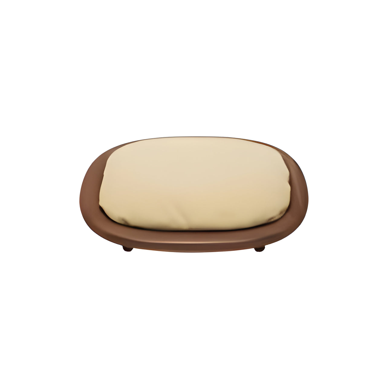 Cat Bed: Yellow Beige + Walnut Natural