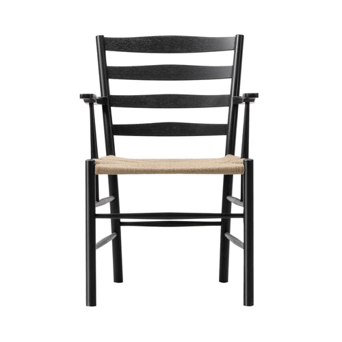 Klint Armchair: Black Lacquered