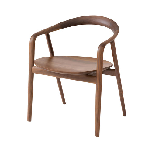 Kumahida Armchair: Walnut