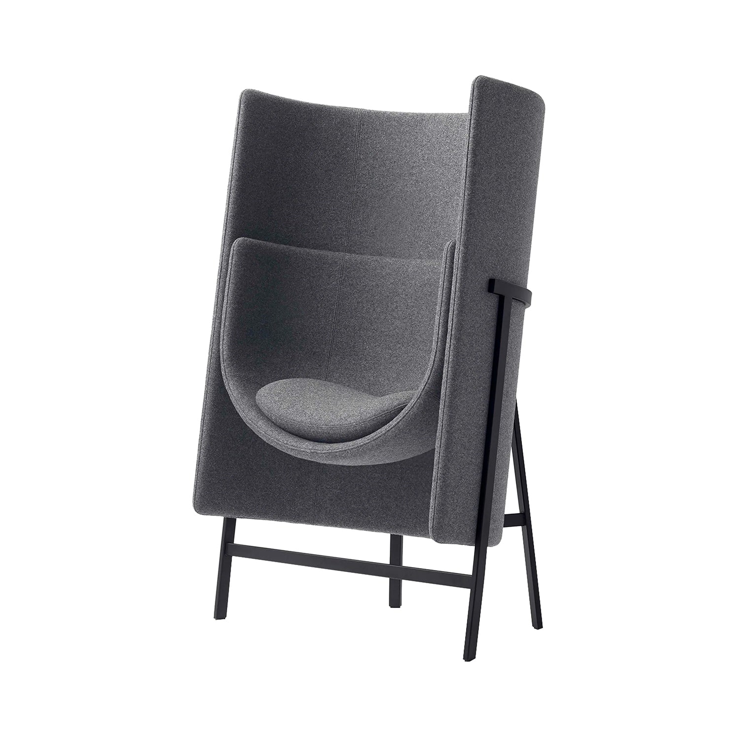 Kite Highback Lounge Chair: Narrow