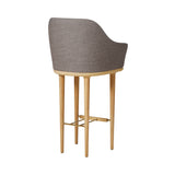 Lunar Bar Chair: Natural Oak
