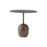 Lato Table LN9: Warm Black + Emperador Marble