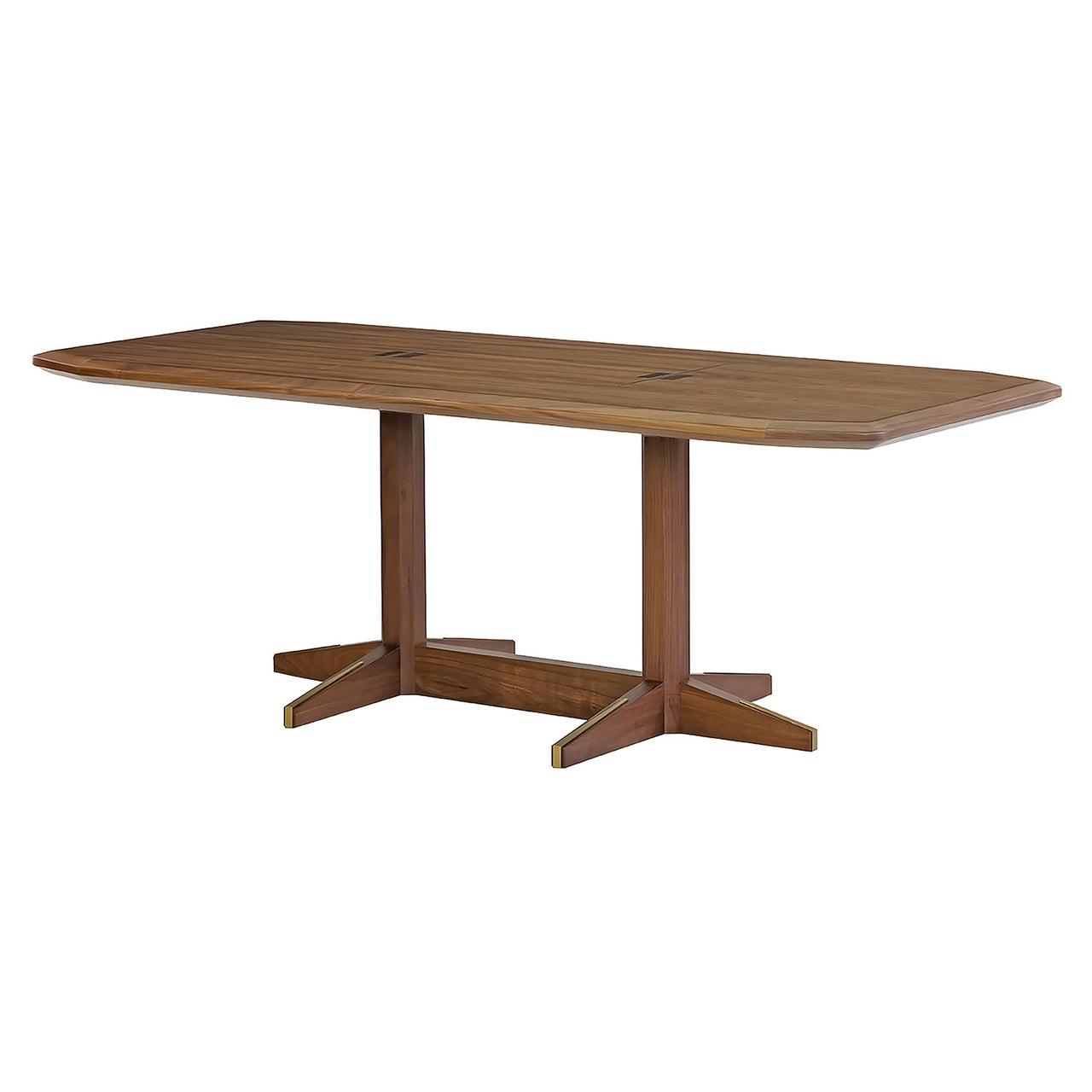 Brightliner Lenox Dining Table: Natural Walnut