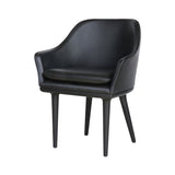Lunar Dining Chair: Large + Black Oak