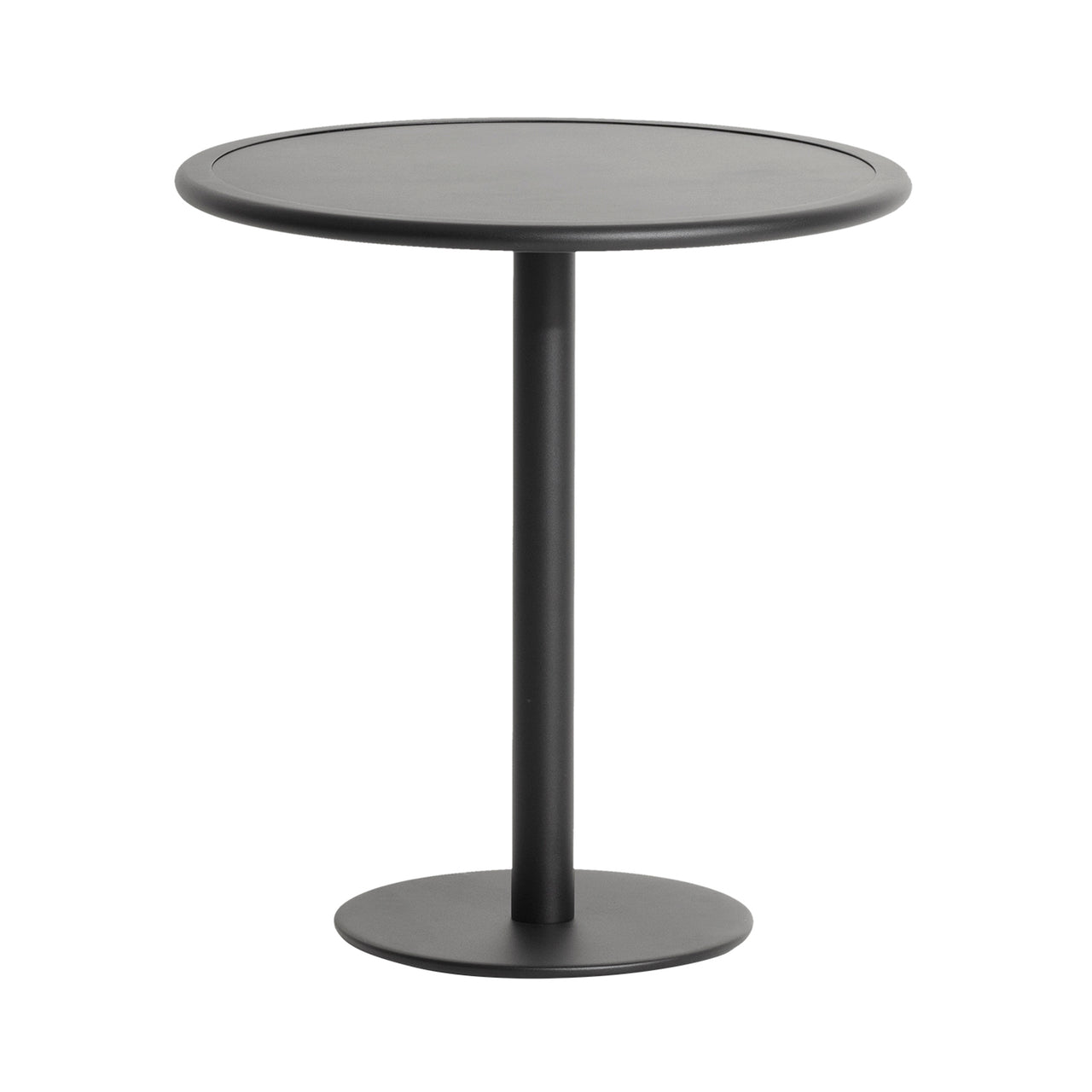 Week-End Bistro Table: Round + Black