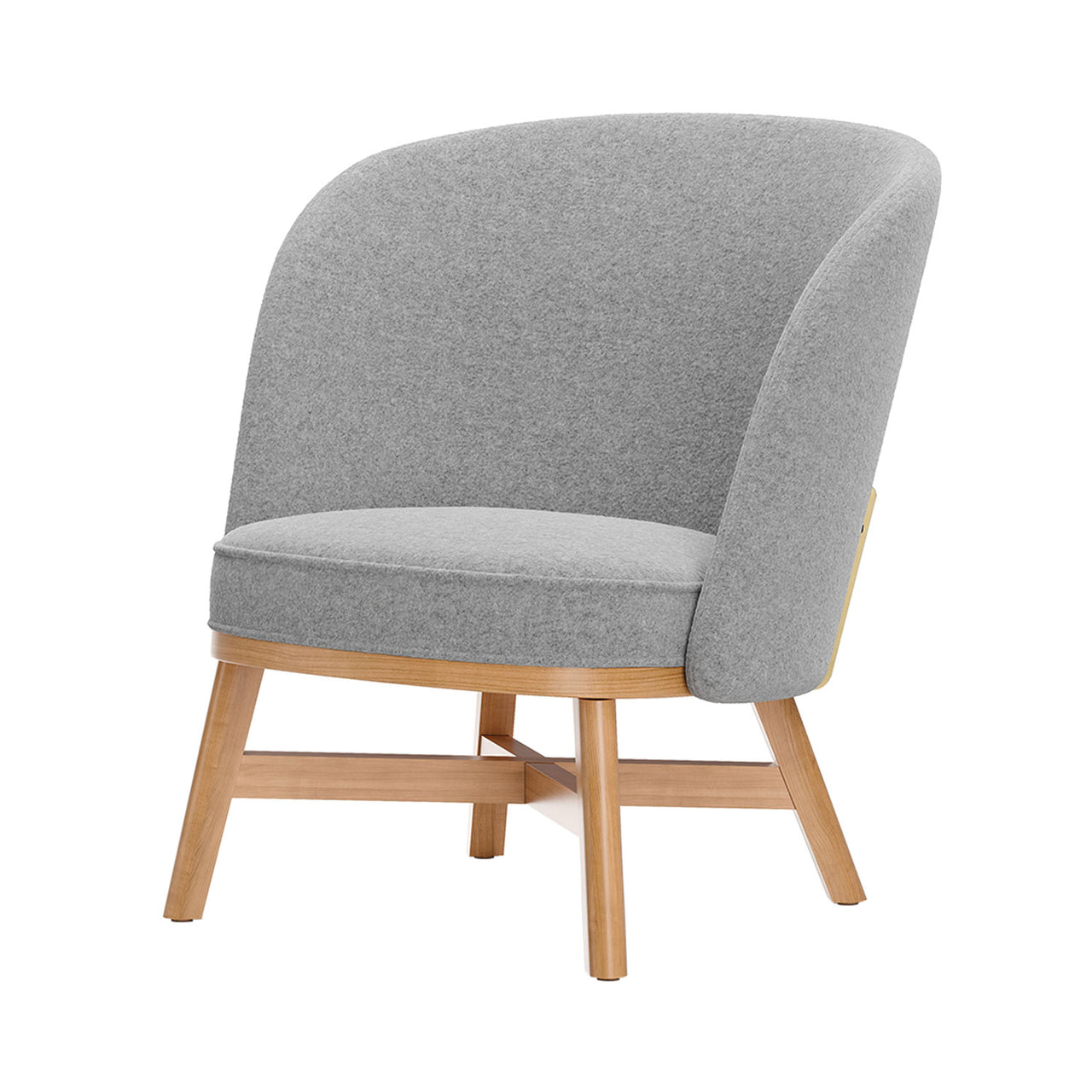 Mr.B Lounge Chair: Natural Oak