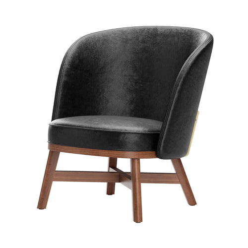 Mr.B Lounge Chair: Natural Walnut