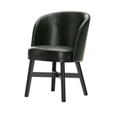 Mr.B Dining Chair: Black Oak