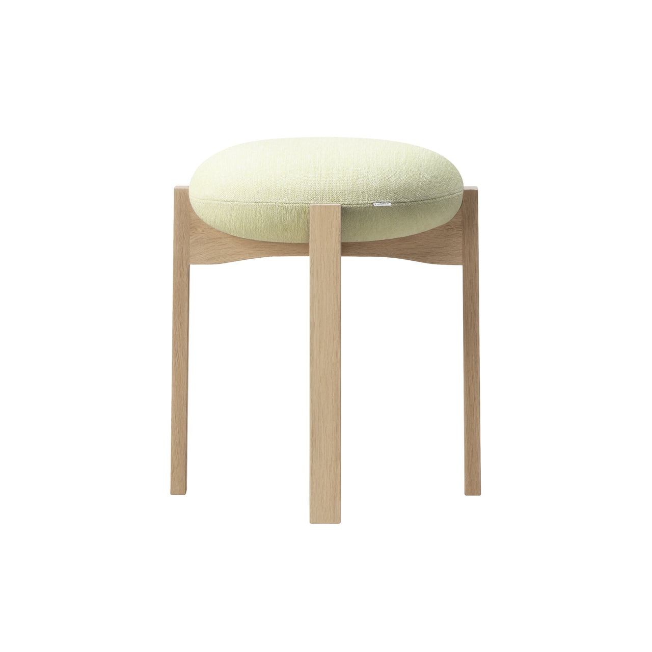 Pioneer Stool: Lacquered Oak