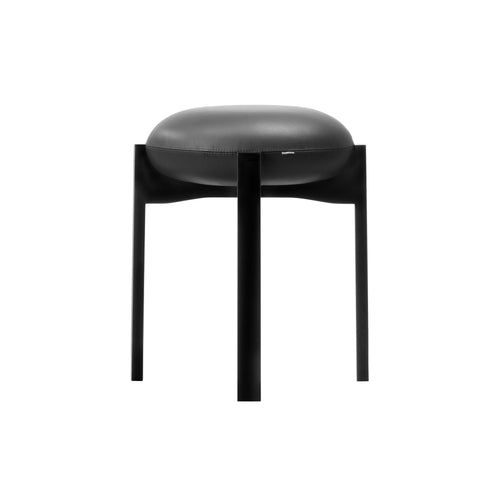 Pioneer Stool: Black Lacquered