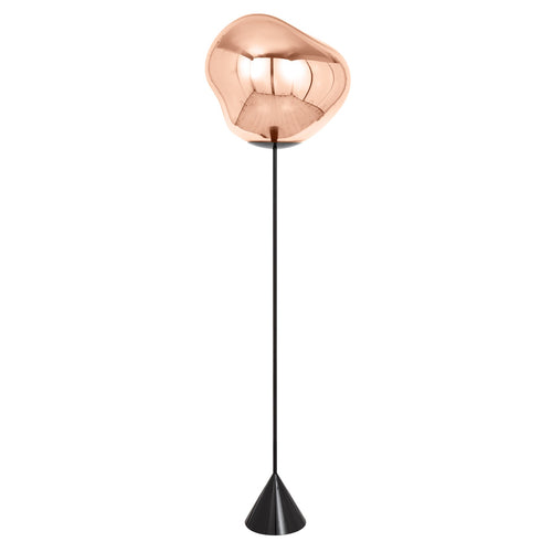 Melt Cone Slim Floor Light + Copper