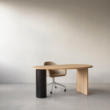 Harbour Dining Chair Star Base with Castors: Upholstered