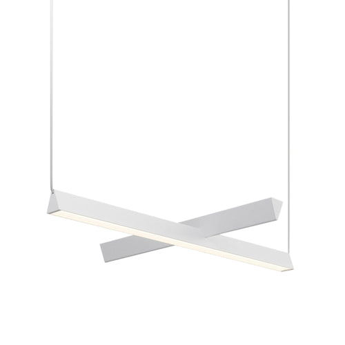 Mile 01 Suspension Lamp: Textured White