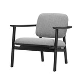 Marea Lounge Chair: Black Oak