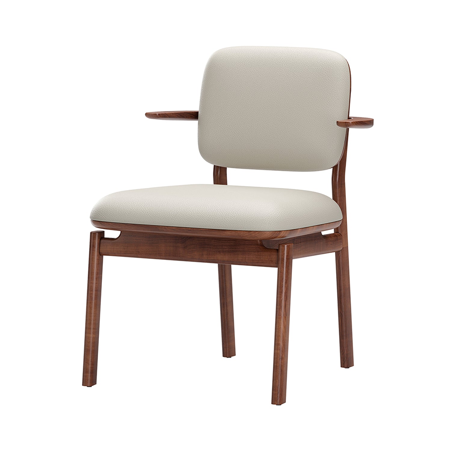 Marea Dining Chair: Natural Walnut