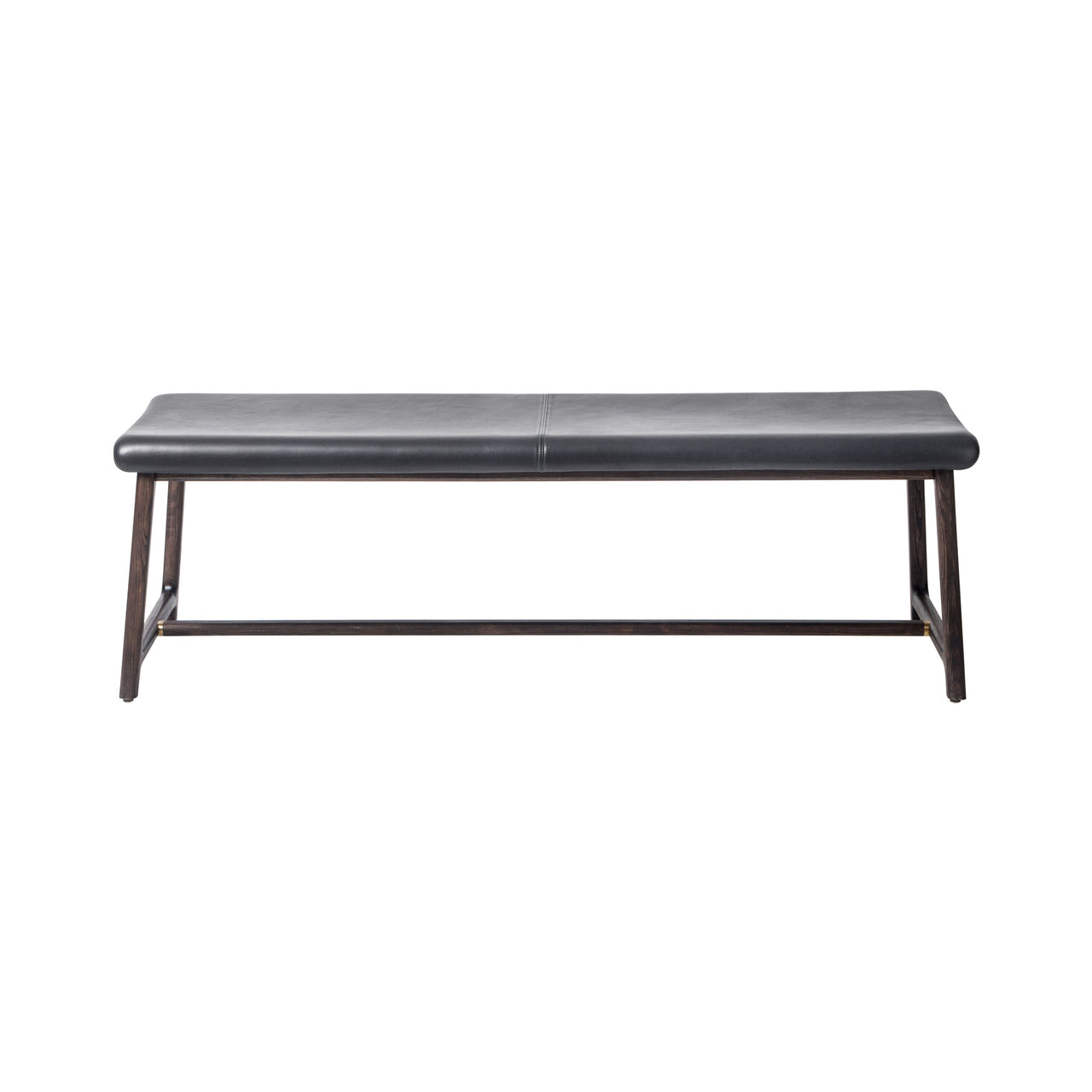 Mandarin Bench: Dark Brown Oak