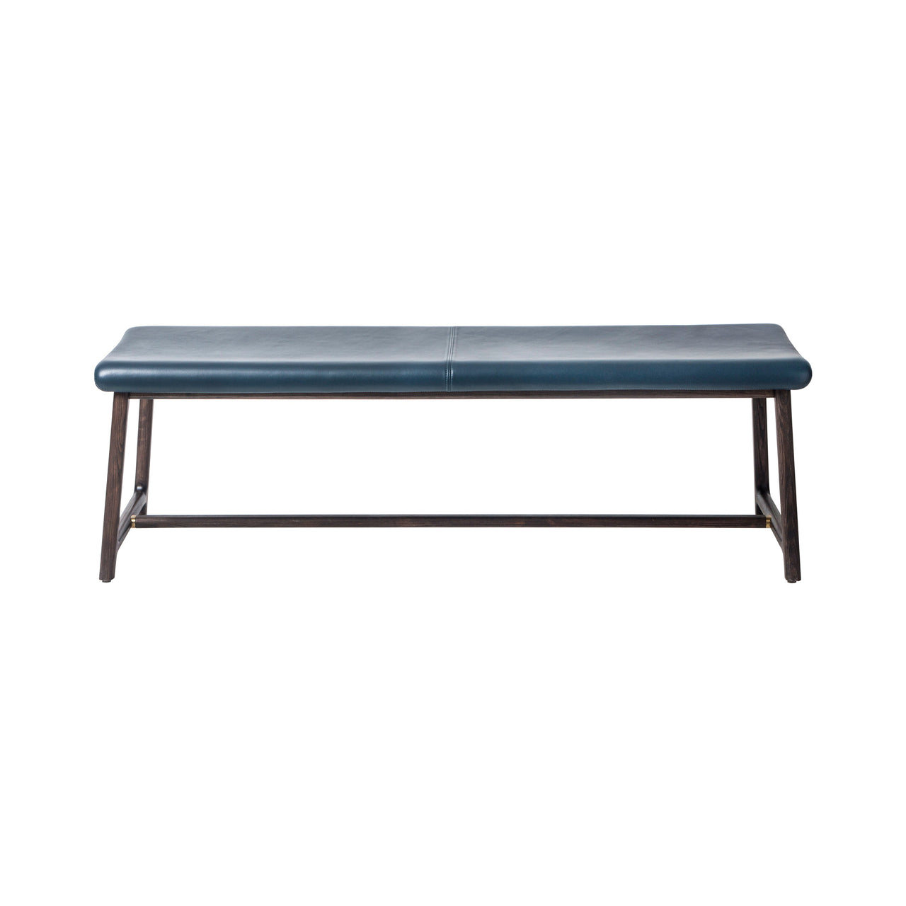 Mandarin Bench: Dark Brown Oak