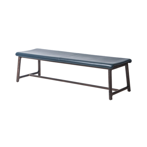Mandarin Bench: Dark Brown Oak