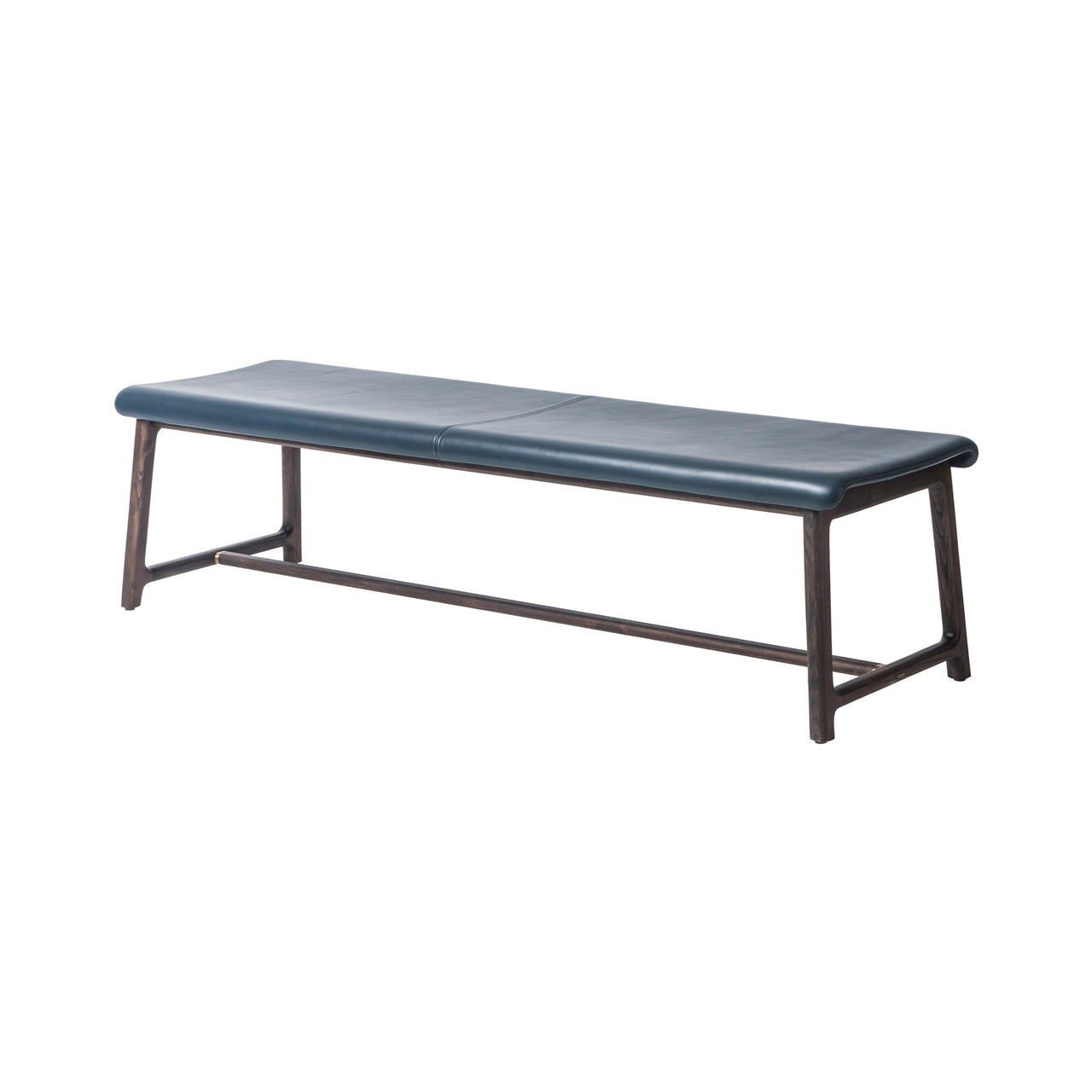 Mandarin Bench: Dark Brown Oak