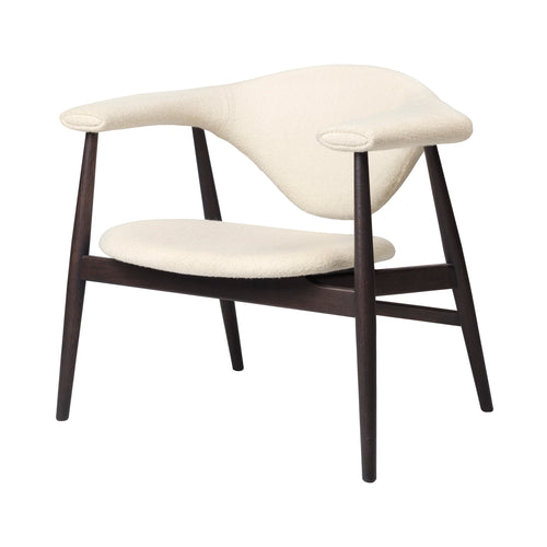 Masculo Lounge Chair: Wood Base