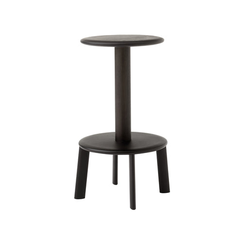 Massif Bar + Counter Stool: AV40 + AV39 + Bar(AV40) + Dark Stained Oak + Warm Black
