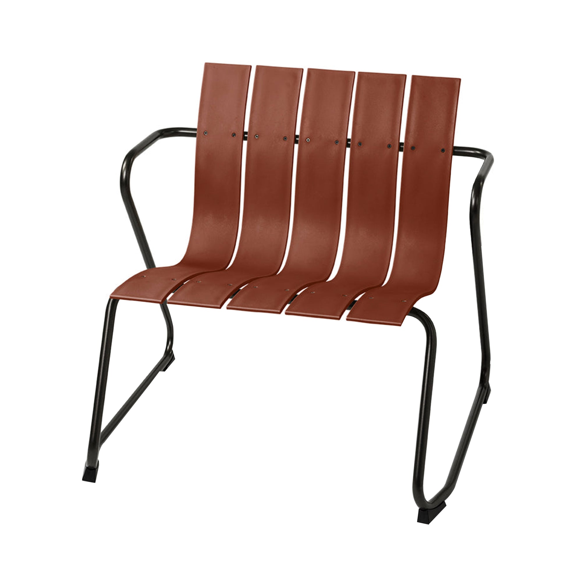 Ocean Lounge Chair: Set of 2 + Burnt Red